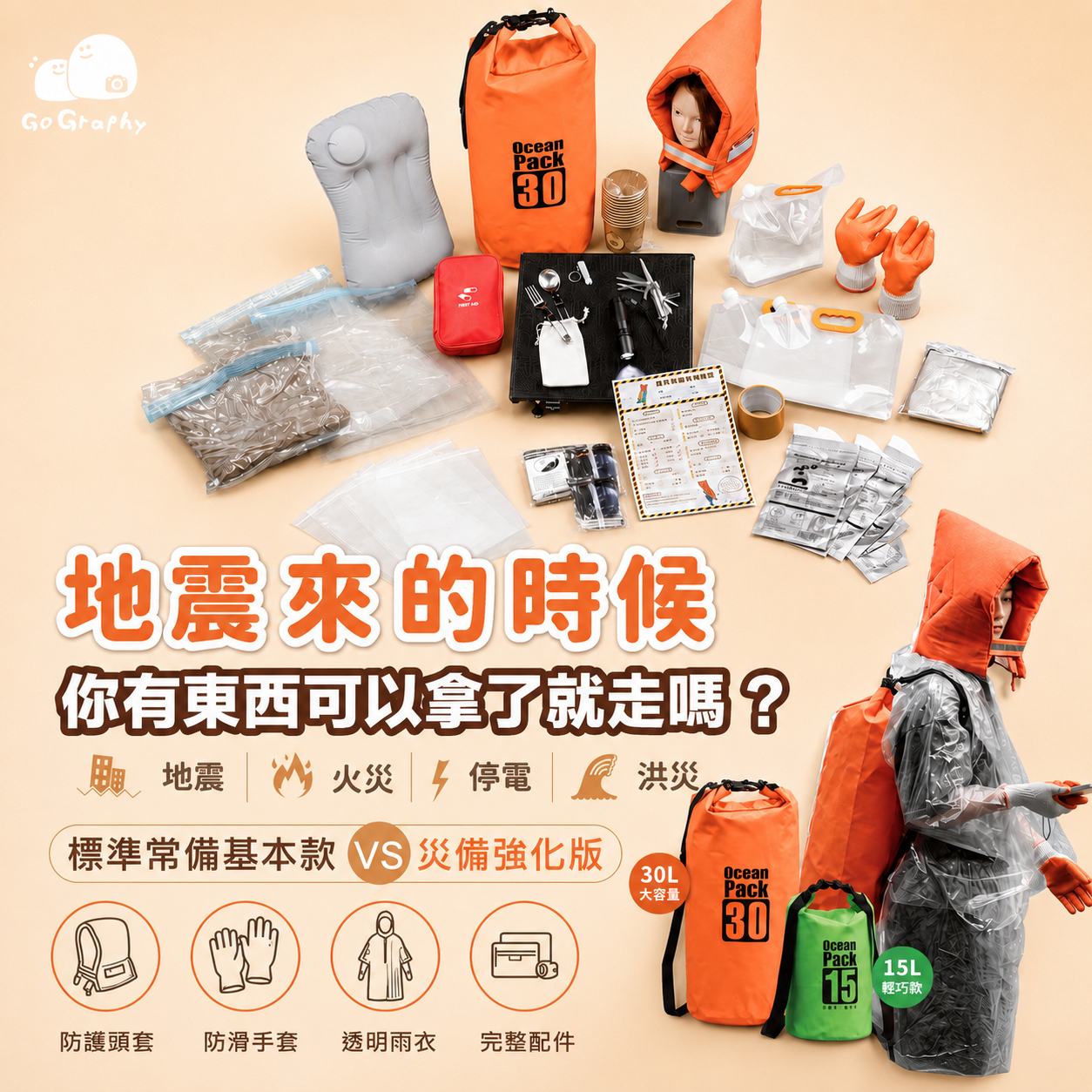防災緊急避難包